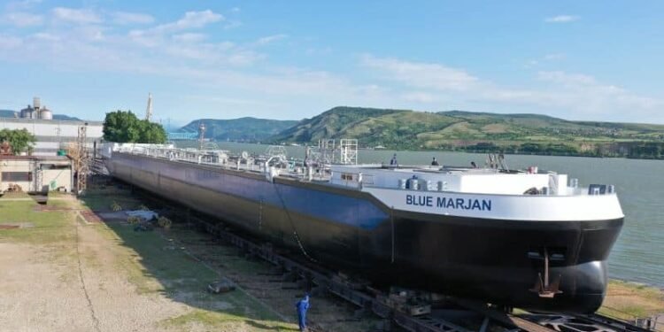 Concordia Damen Launches First Of 40 Inland Waterway Tankers