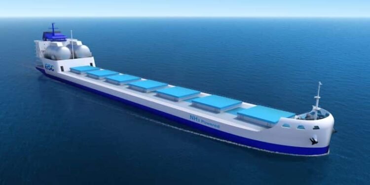 Ammonia-Ready LNG-Fueled Panamax Bulk Carrier Developed By GSC Receives AiP