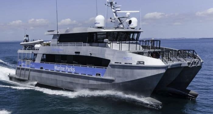 Photos: Incat Crowther Launches New Generation Patrol Boat To Protect The Great Barrier Reef