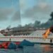 Video: People Jump Into Sea After Indonesian Passenger Ship Catches Fire