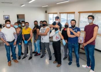 Photos: Visiting Sailors Vaccinated For COVID-19 At Port Of Long Beach