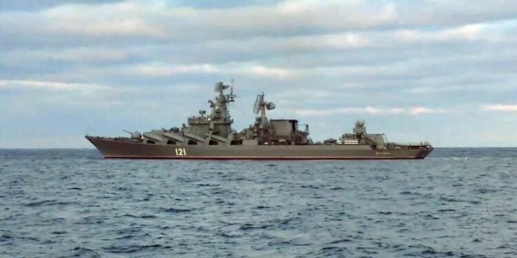 Russia’s Soviet-Era Missile Cruiser, Moskva, Sinks While Towing Back To Port