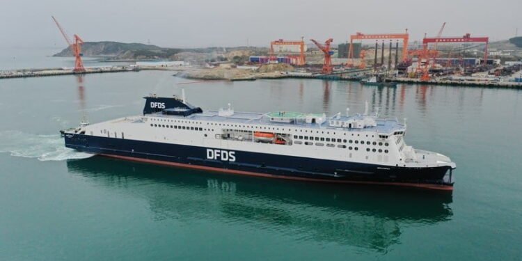 Stena RoRo’s Fifth E-Flexer Vessel ‘Côte d’Opale’ Delivered To DFDS Successfully