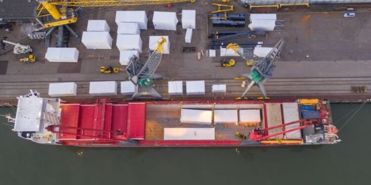 Entire Bio-Oil Plant Being Transported Via Port Of Rotterdam