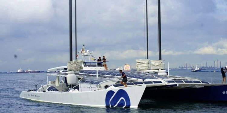 World’s First Hydrogen-Powered Zero-Emission Vessel Arrives In Singapore On Its World Tour