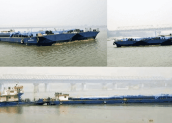 Photos: Longest Vessel Ever To Sail On Brahmaputra Anchors At Pandu Port