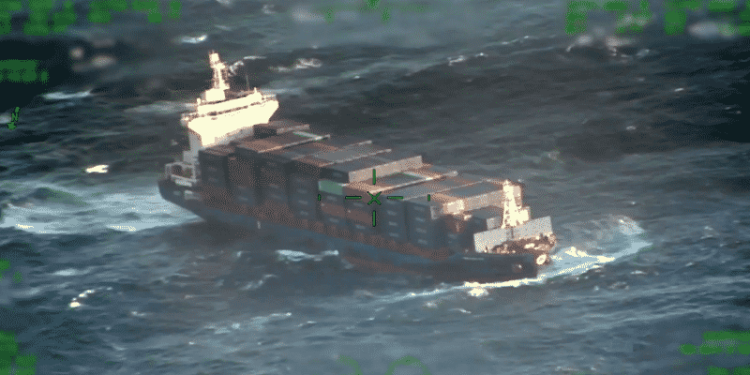 Watch: Container Vessel Adrift With 21 Crew Members Off Point Reyes Coast Towed To San Francisco