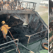 Crude Oil Being Unloaded From Tanker Ship That Exploded In Thailand