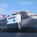 Record-Setting BOKA Vanguard to Serve as Dry Dock for Carnival Cruise Ship Carnival Vista loaded on BOKA Vanguard illustration