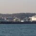 Oil tanker British Heritage sails in the Bosphorus, on its way to the Black Sea, in Istanbul