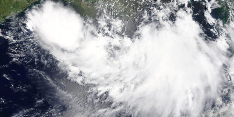Tropical Storm Barry Nears New Orleans, Raising Flood Threat Tropical Storm Barry is shown in the Gulf of Mexico approaching the coast of Louisiana