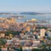 Port of Toulon at sunset