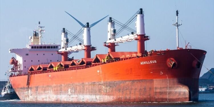 MV ACHILLEUS bulk carrier.