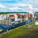 CMA CGM Ship passing panama canal