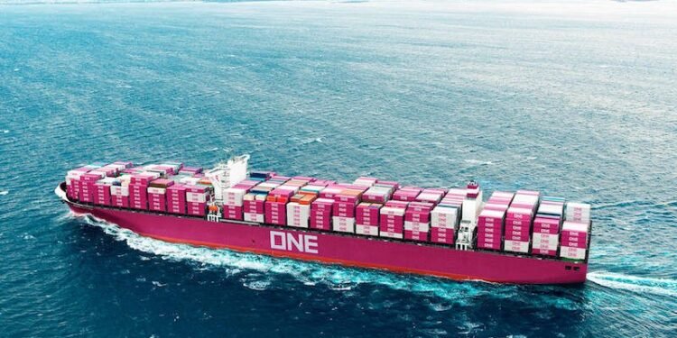 Ocean Network Express ship