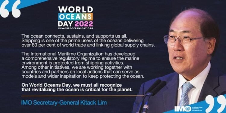Watch: IMO Secretary-General's Statement On World Ocean Day 8 June, 2022 World Ocean Day 2022