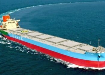 Second vessel in the EeneX series of next-generation coal carriers, the HOKULINK