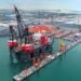 World's biggest, most effective crane vessel makes its launching image description