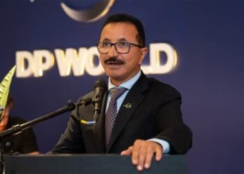 Sultan Ahmed Bin Sulayem, Group Chairman and Chief Executive Officer of DP World, announcing the launch of DPMetaworld in Davos