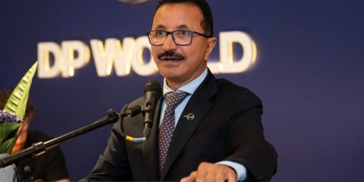 Sultan Ahmed Bin Sulayem, Group Chairman and Chief Executive Officer of DP World, announcing the launch of DPMetaworld in Davos