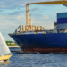 Yacht Skipper Fined After Compelling Container Ship To Change Its Course boat near container ship