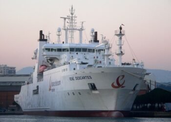 Orange Marine's Rene Descartes cable laying ship