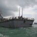 The U.S. Navy guided-missile destroyer USS John S. McCain is seen after a collision, in Singapore waters