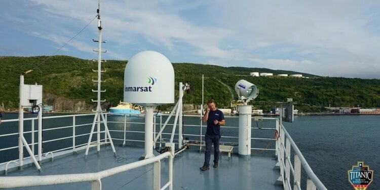 OceanGate’s 2021 Titanic Survey expedition connected by Inmarsat satellite communications