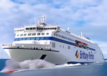 Artist impression of Brittany Ferries’ newbuild hybrids