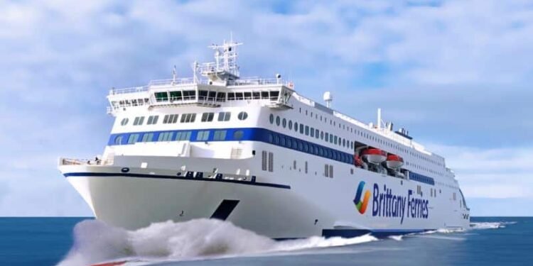 Artist impression of Brittany Ferries’ newbuild hybrids