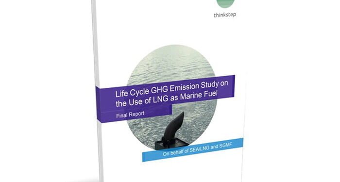 Study verifies that LNG as an aquatic gas returns large GHG decreases Image of publication cover