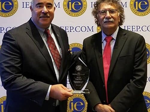 Port of Long Beach Executive Director receiving award