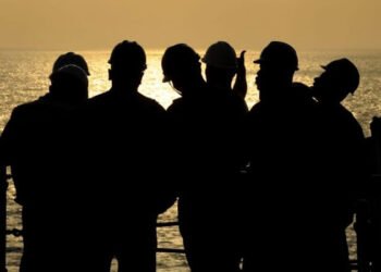 Seafarers silhouette