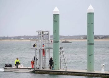Mass Maritime Puts on Offshore Wind Training Demo for Governor Baker