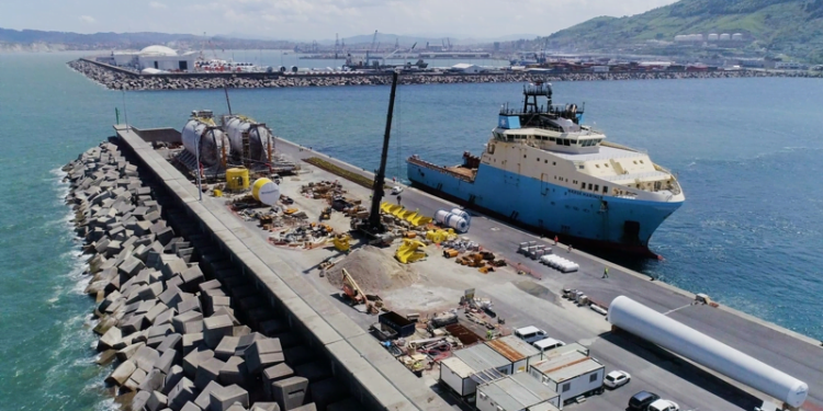 VIDEO: Anchors and Mooring Lines in Place for Saitec's DemoSATH Floater