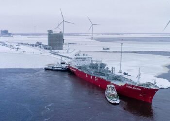 lng carrier delivers first lng cargo to the Tornio Manga LNG
