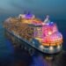 World's Largest Cruise Ship ‘Wonder Of The Seas’ Arrives For European Debut wonder of the seas on the way to europe