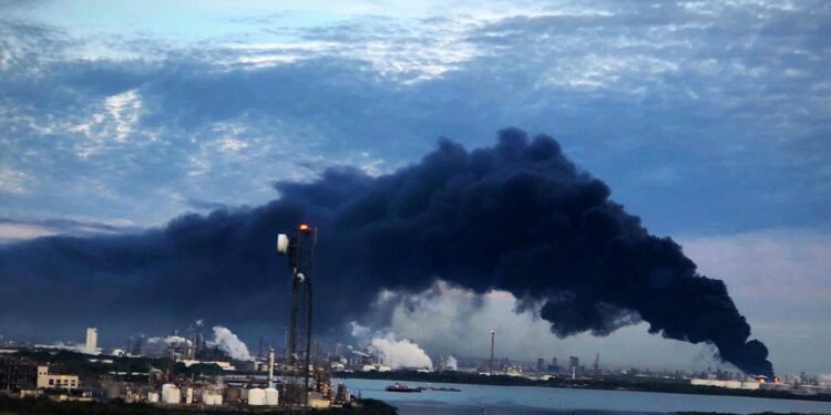 texas petrochemical fire