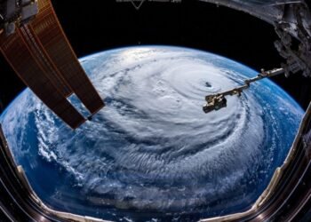 hurricane from space