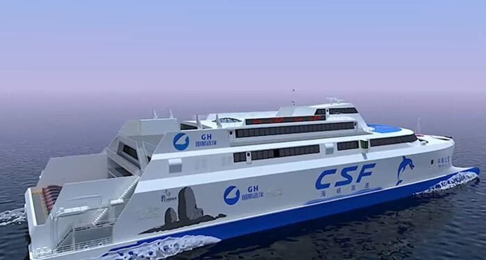 Incat Crowther creates 1,000 guest RoPax for China/Taiwan course image description