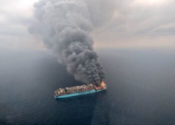 maersk honam fire