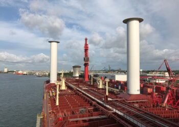 Rotor Sails installation final