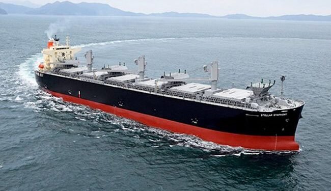 MOL Receives Delivery Of Wood Chip Carrier ‘Stellar Symphony’ STELLAR SYMPHONY at sea trial