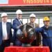 Damen Yichang cuts steel for LNG bunkering vessel image description