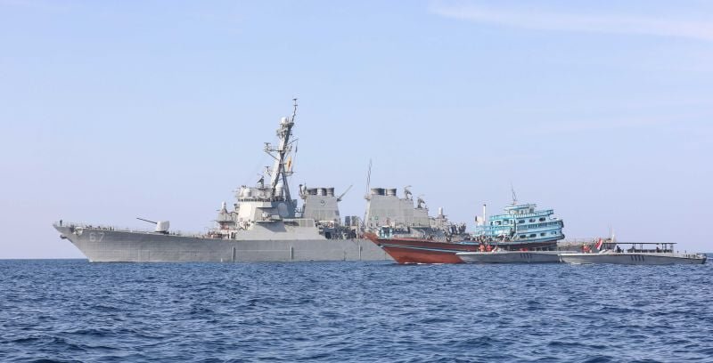 United States Navy Hinders Ship Proceeding With ‘Explosive Precursor ...