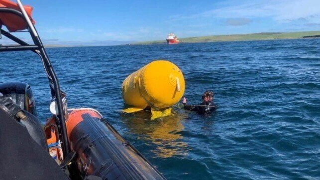 Royal Navy Blows Up Ancient Torpedo in Scapa Flow