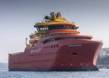 Edda Wind's Newbuild CSOV Sets Off for Sea Trials