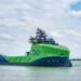 IMAGE: Ocean Infinity's First 78-meter Robotic Ship Hits the Water PHOTO: Ocean Infinity's First 78-meter Robotic Ship Hits the Water