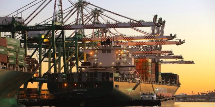 evergreen terminal port of la