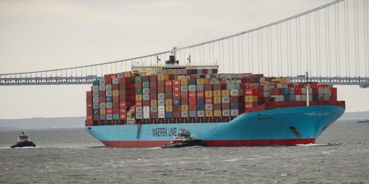 maersk containership new york